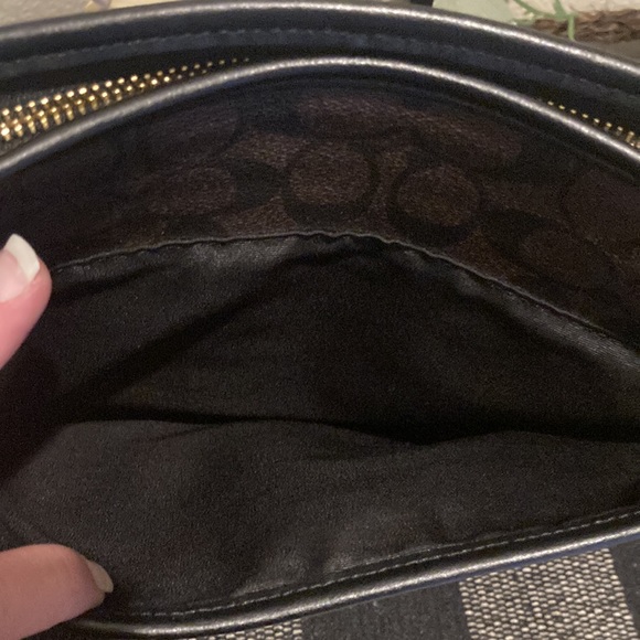 Coach Crossbody in Brown and Black Like new - Picture 4 of 9